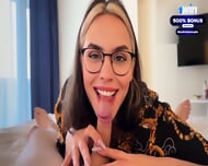 Hot Inexperienced Dark Haired BJ’s Fuck-stick And Gets A Creampie On Her Face. Intense